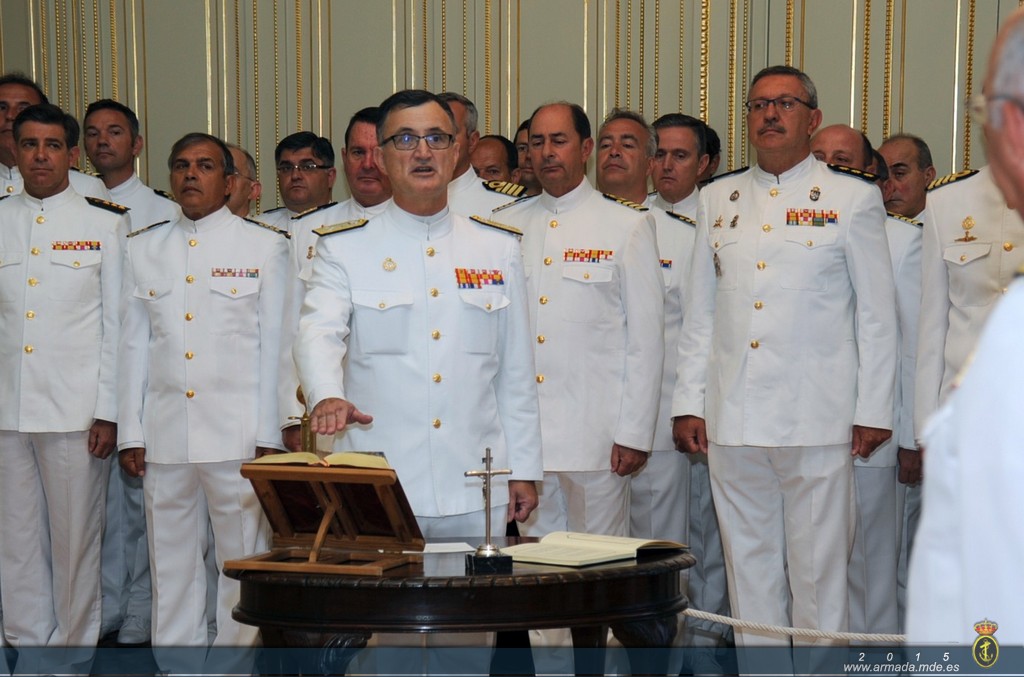 El Almirante Juan Rodriguez Garat jura su cargo como ALPER